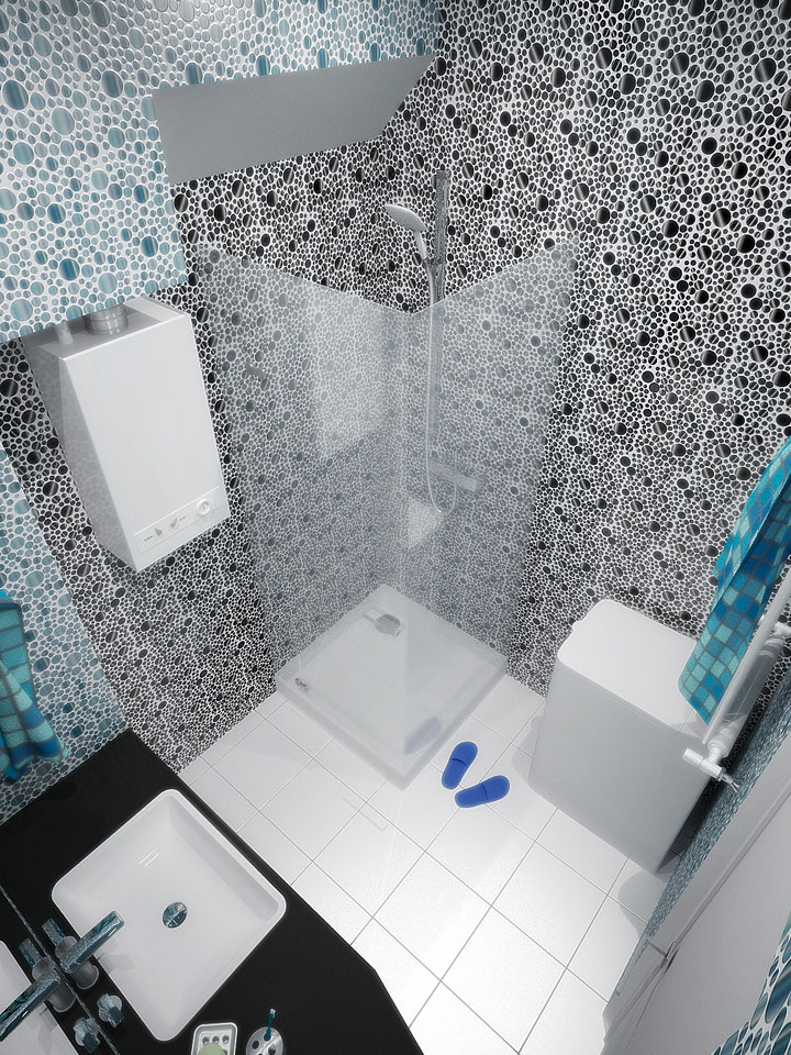 дизайн інтер'єру ванної кімнати
