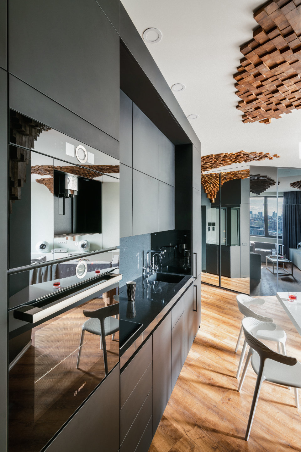 дизайн кухні - інтер'єр сучасної квартири